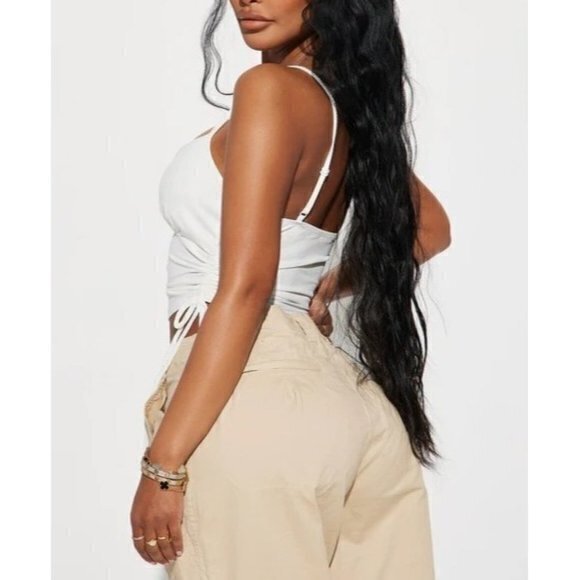 Heart Hips Ruched Detail Cami White Size M‎ RefFNB - Picture 3 of 10